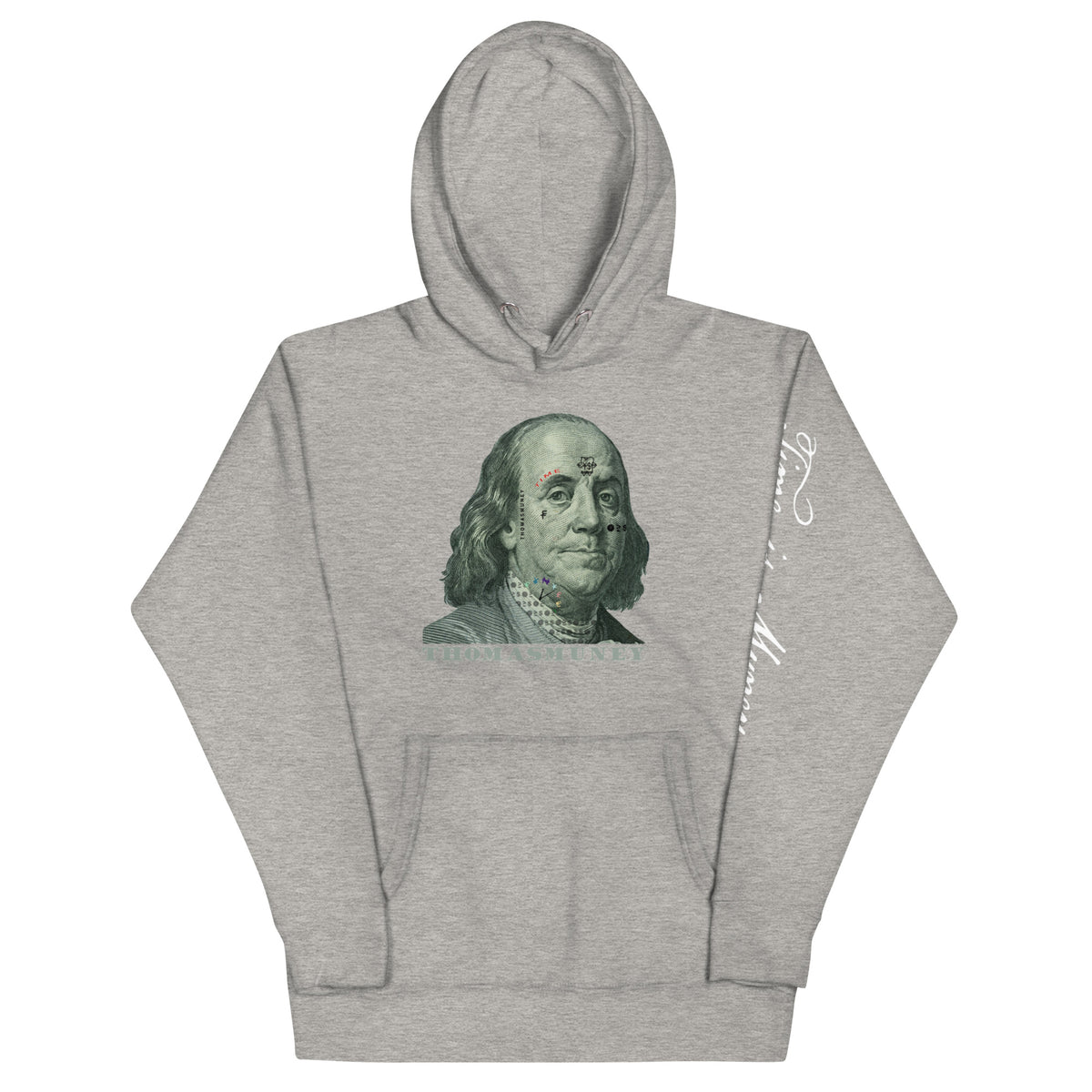  Ben Benjamin Franklin Zip Hoodie : Clothing, Shoes